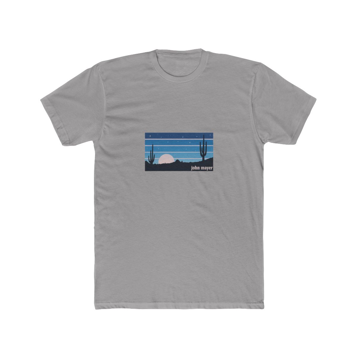 John Mayer Desert Cacti Sun Landscape T Shirt - Official t-shirts merchandise