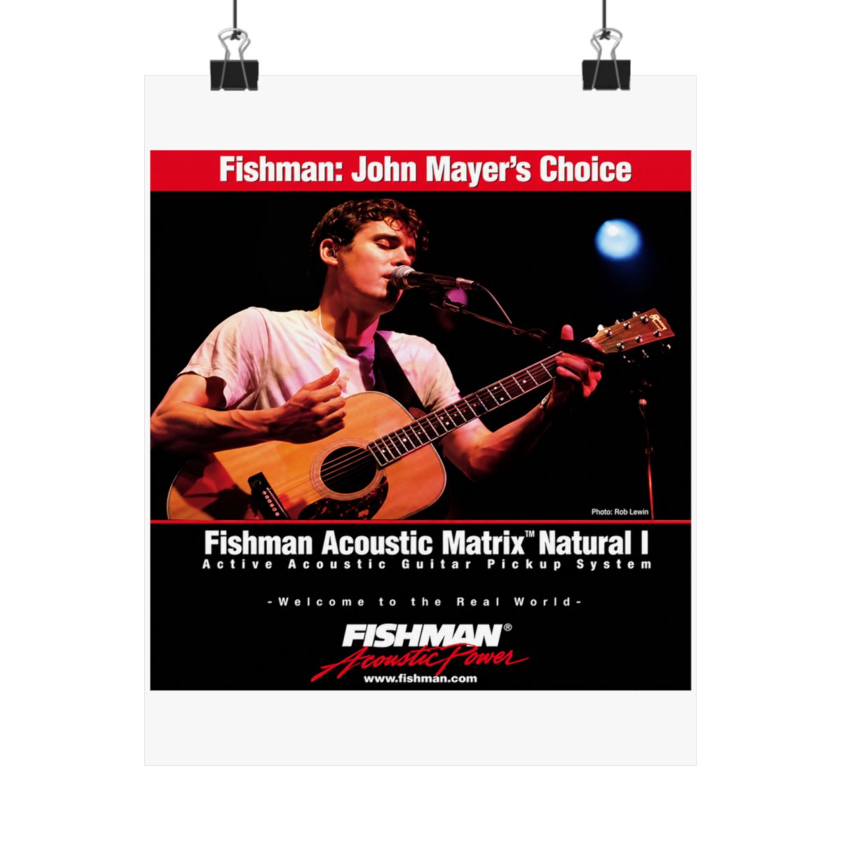 John Mayer Poster