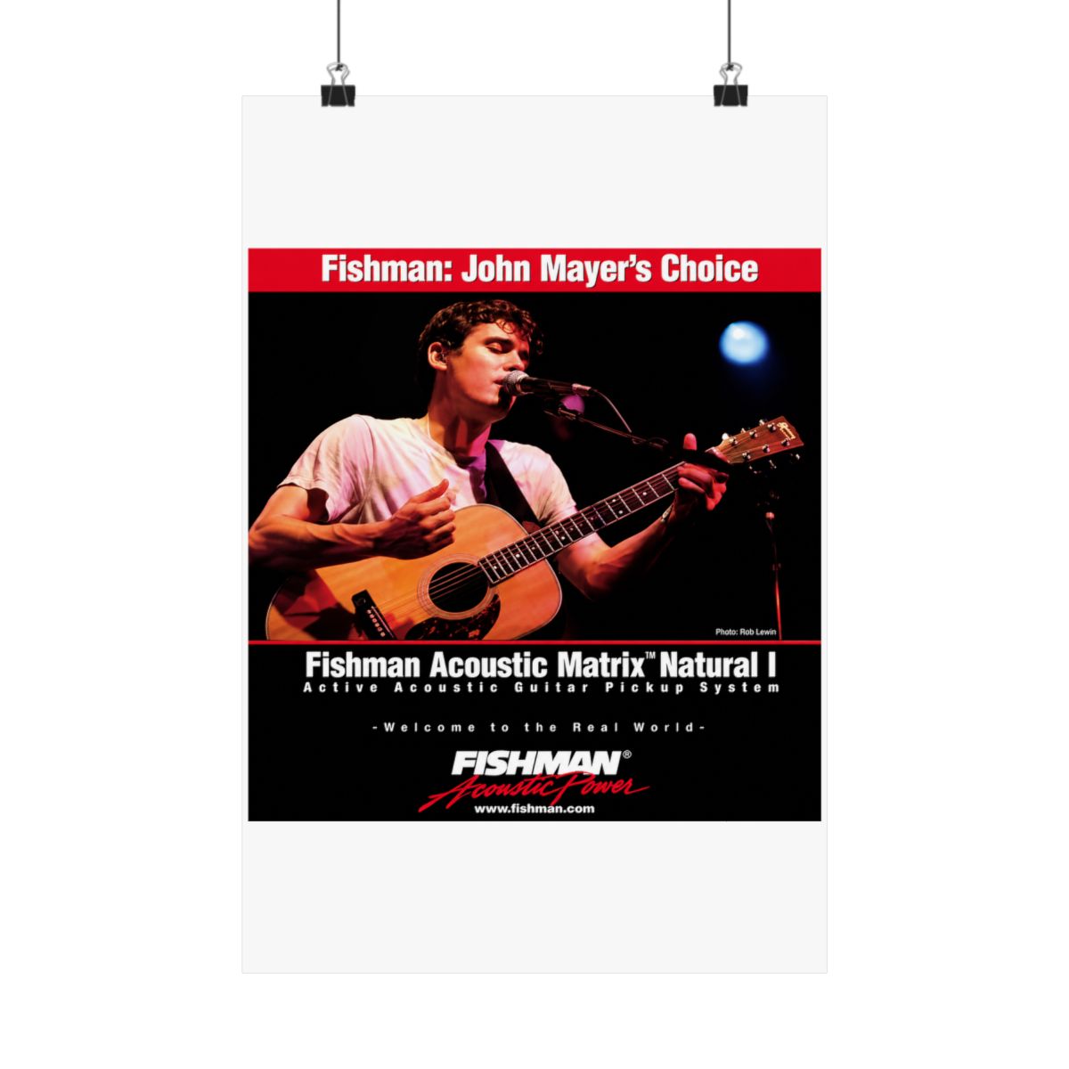 John Mayer Poster - alternate angle 3, merchandise