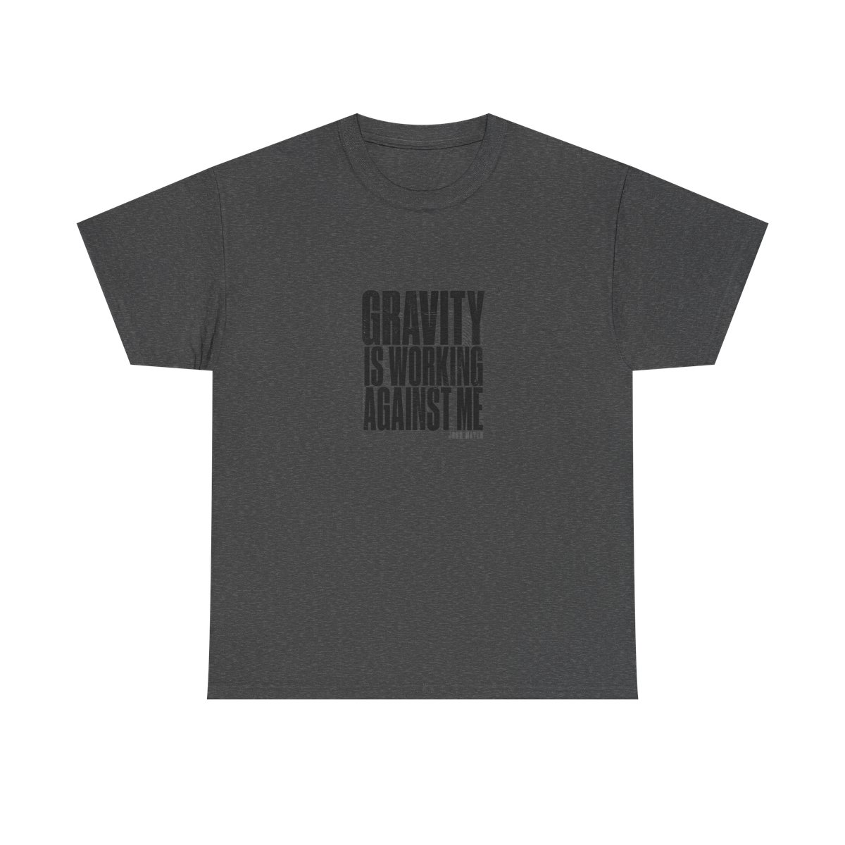 John Mayer "Gravity Is Working Against Me" Unisex Tee - alternate angle 4, merchandise