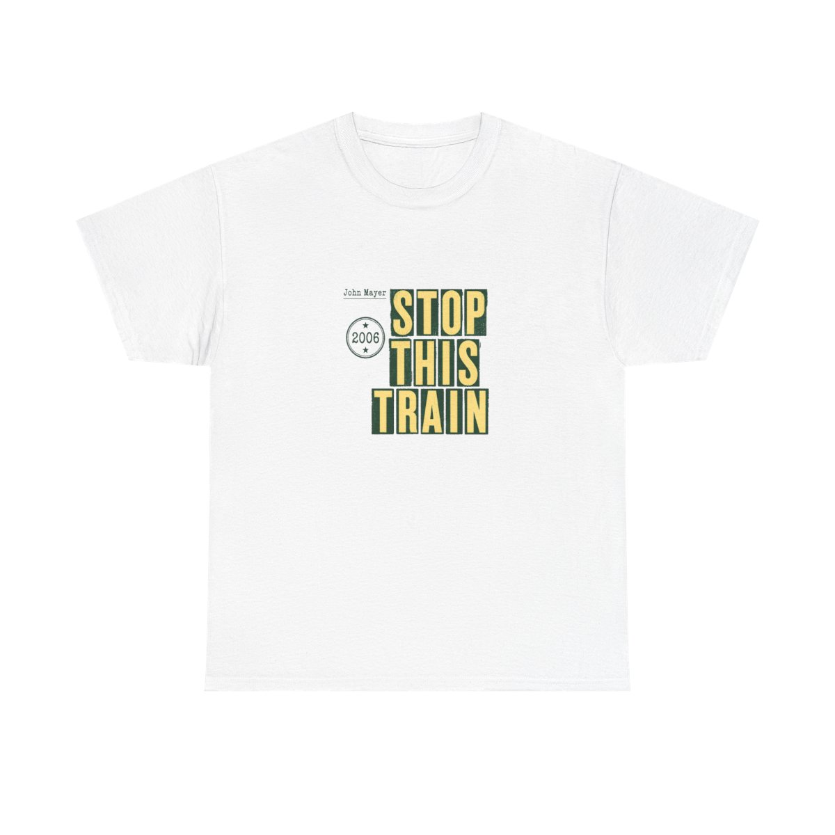 John Mayer "Stop This Train" Unisex Tee - Official T-Shirts merchandise