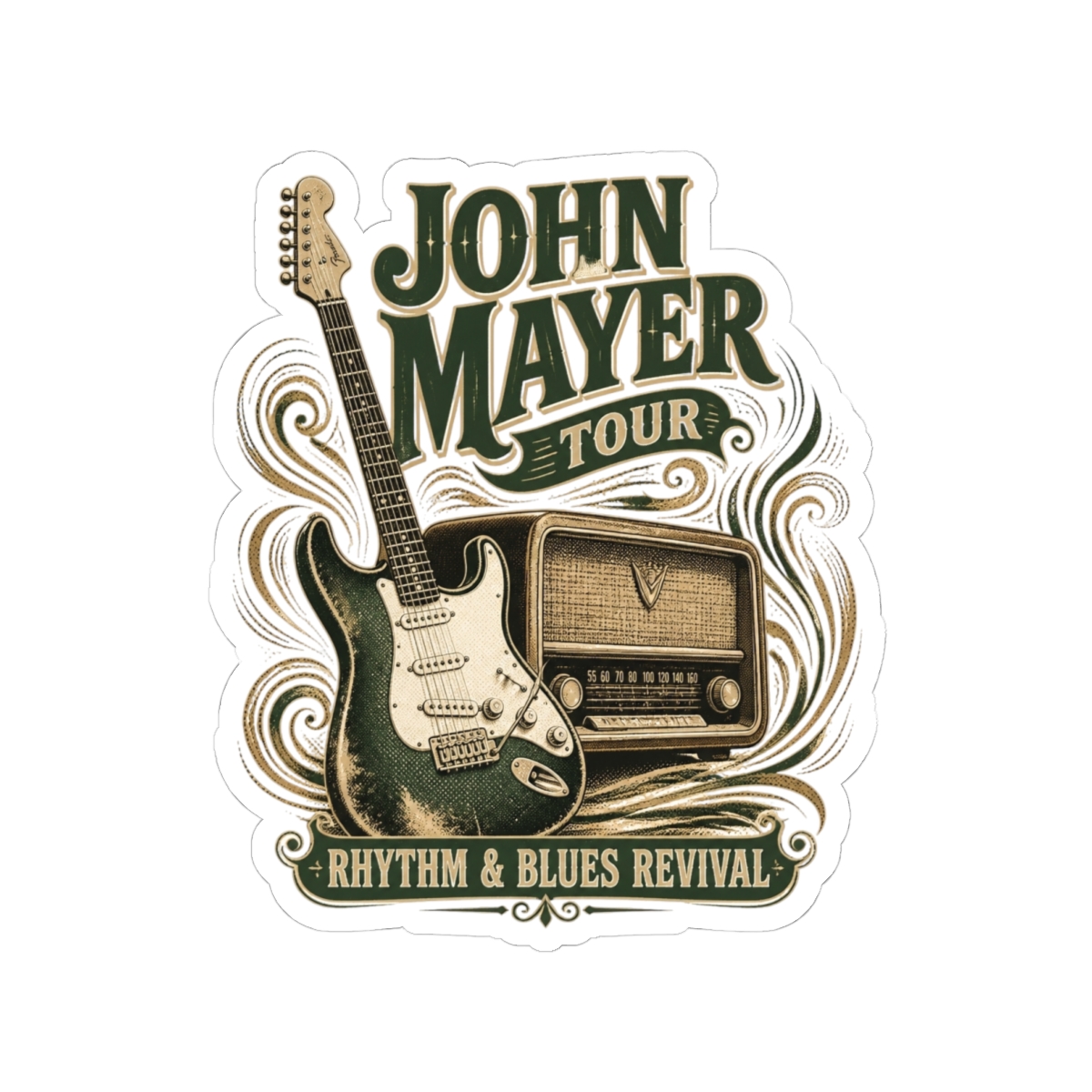 John Mayer "John Mayer Tour" Sticker